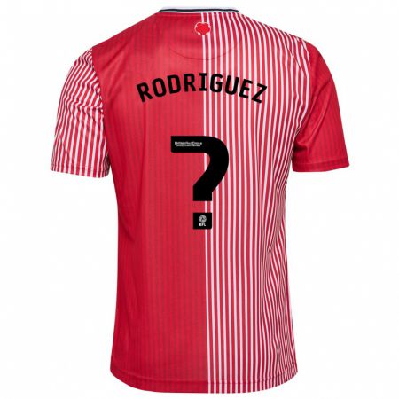 Kandiny Homme Maillot Alejandro Gomes Rodriguez #0 Rouge Tenues Domicile 2023/24 T-Shirt