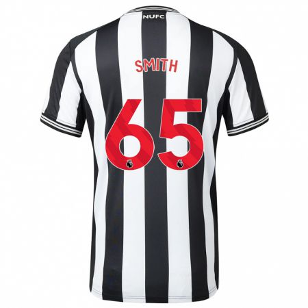 Kandiny Homme Maillot Jude Smith #65 Noir Blanc Tenues Domicile 2023/24 T-Shirt
