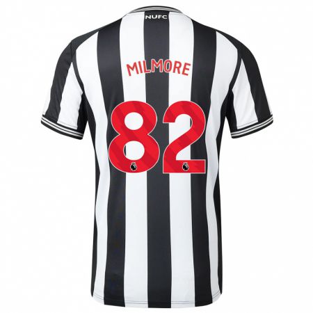 Kandiny Homme Maillot Carter Milmore #82 Noir Blanc Tenues Domicile 2023/24 T-Shirt