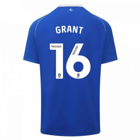 Kandiny Homme Maillot Karlan Grant #16 Bleu Tenues Domicile 2023/24 T-Shirt
