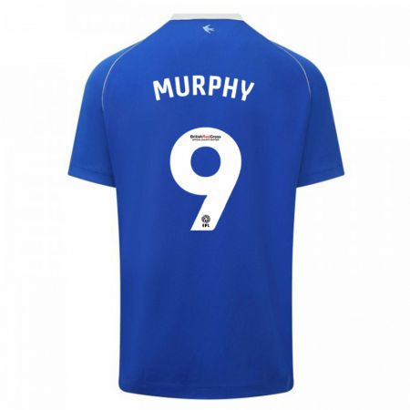 Kandiny Homme Maillot Alana Murphy #9 Bleu Tenues Domicile 2023/24 T-Shirt