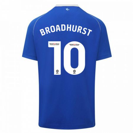 Kandiny Homme Maillot Danielle Broadhurst #10 Bleu Tenues Domicile 2023/24 T-Shirt