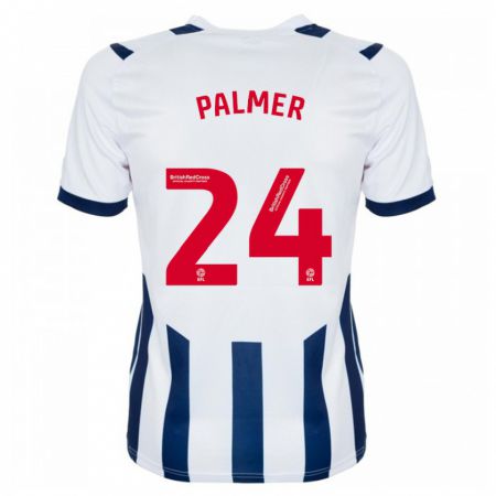 Kandiny Homme Maillot Alex Palmer #24 Blanc Tenues Domicile 2023/24 T-Shirt