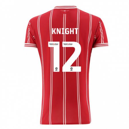 Kandiny Homme Maillot Jason Knight #12 Rouge Tenues Domicile 2023/24 T-Shirt