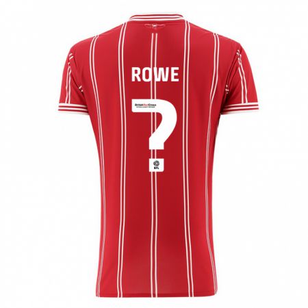 Kandiny Homme Maillot Romani Rowe #0 Rouge Tenues Domicile 2023/24 T-Shirt