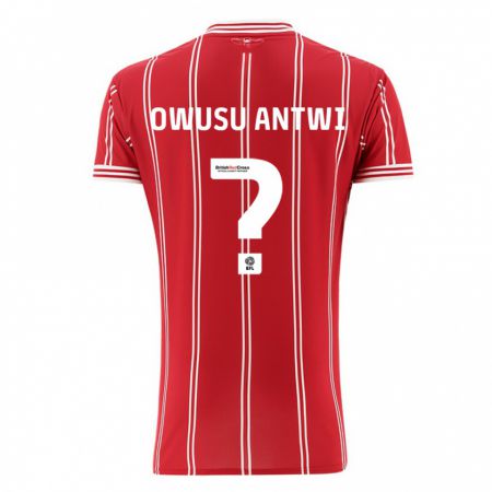 Kandiny Homme Maillot Filbert Owusu-Antwi #0 Rouge Tenues Domicile 2023/24 T-Shirt