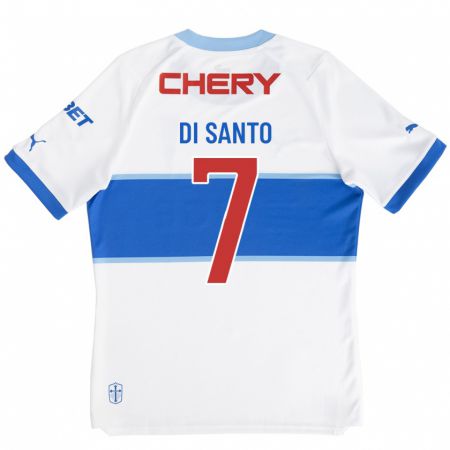 Kandiny Homme Maillot Franco Di Santo #7 Blanc Tenues Domicile 2023/24 T-Shirt