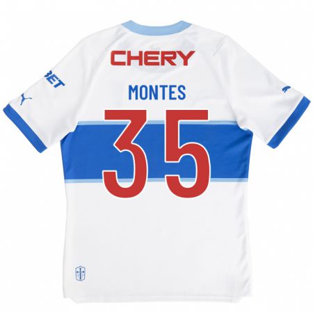 Kandiny Homme Maillot Clemente Montes #35 Blanc Tenues Domicile 2023/24 T-Shirt