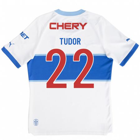 Kandiny Homme Maillot Milan Tudor #22 Blanc Tenues Domicile 2023/24 T-Shirt