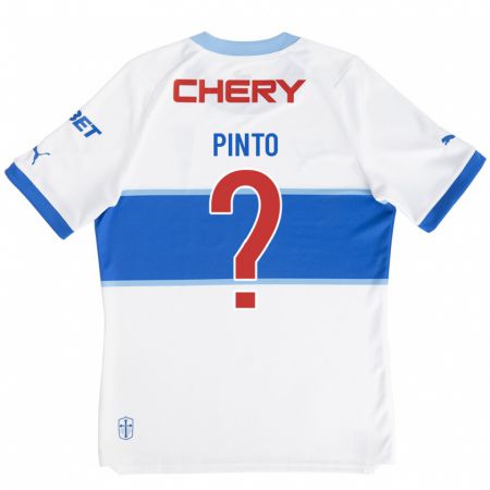 Kandiny Homme Maillot Pablo Pinto #0 Blanc Tenues Domicile 2023/24 T-Shirt