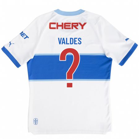 Kandiny Homme Maillot Francisco Valdés #0 Blanc Tenues Domicile 2023/24 T-Shirt