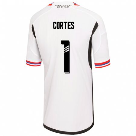 Kandiny Homme Maillot Brayan Cortés #1 Blanc Tenues Domicile 2023/24 T-Shirt