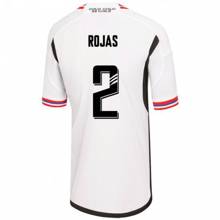 Kandiny Homme Maillot Jeyson Rojas #2 Blanc Tenues Domicile 2023/24 T-Shirt