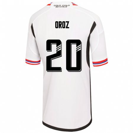 Kandiny Homme Maillot Alexander Oroz #20 Blanc Tenues Domicile 2023/24 T-Shirt