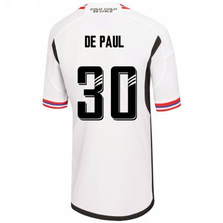 Kandiny Homme Maillot Fernando De Paul #30 Blanc Tenues Domicile 2023/24 T-Shirt