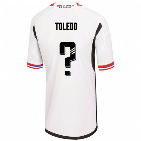 Kandiny Homme Maillot Miguel Toledo #0 Blanc Tenues Domicile 2023/24 T-Shirt