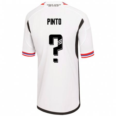 Kandiny Homme Maillot Matías Pinto #0 Blanc Tenues Domicile 2023/24 T-Shirt