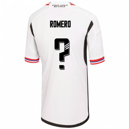 Kandiny Homme Maillot Enzo Romero #0 Blanc Tenues Domicile 2023/24 T-Shirt