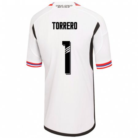 Kandiny Homme Maillot Ryann Torrero #1 Blanc Tenues Domicile 2023/24 T-Shirt