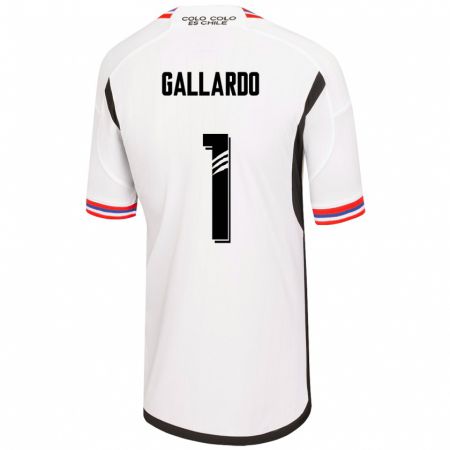Kandiny Homme Maillot Alexia Gallardo #1 Blanc Tenues Domicile 2023/24 T-Shirt