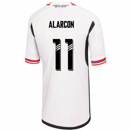 Kandiny Homme Maillot Antonia Alarcón #11 Blanc Tenues Domicile 2023/24 T-Shirt
