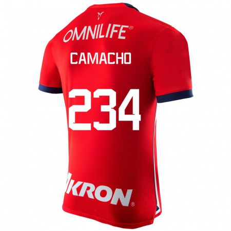 Kandiny Homme Maillot Xandor Camacho #234 Rouge Tenues Domicile 2023/24 T-Shirt