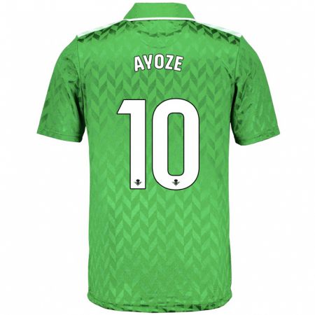 Kandiny Homme Maillot Ayoze Pérez #10 Vert Tenues Extérieur 2023/24 T-Shirt