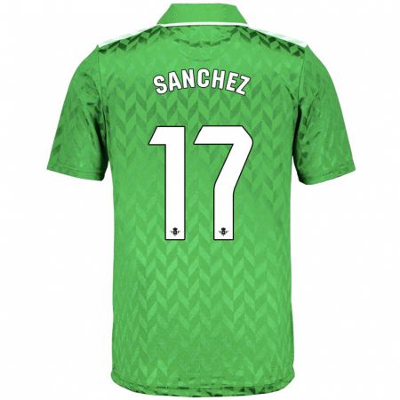 Kandiny Homme Maillot Rodri Sánchez #17 Vert Tenues Extérieur 2023/24 T-Shirt