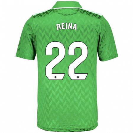 Kandiny Homme Maillot Carlos Reina #22 Vert Tenues Extérieur 2023/24 T-Shirt