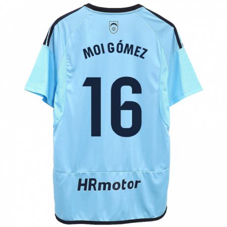 Kandiny Homme Maillot Moi Gómez #16 Bleu Tenues Extérieur 2023/24 T-Shirt