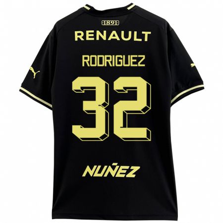 Kandiny Homme Maillot Randall Rodríguez #32 Noir Tenues Extérieur 2023/24 T-Shirt