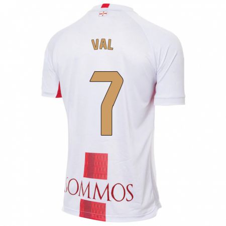 Kandiny Homme Maillot Rodri Val #7 Blanc Tenues Extérieur 2023/24 T-Shirt