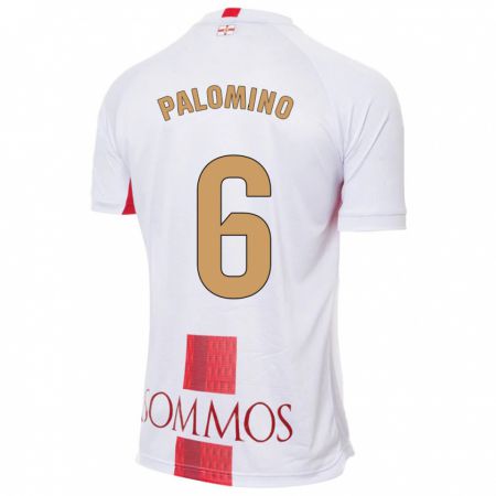 Kandiny Homme Maillot Yolanda Palomino #6 Blanc Tenues Extérieur 2023/24 T-Shirt