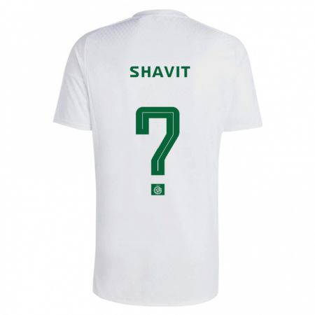 Kandiny Homme Maillot Noam Shavit #0 Vert Bleu Tenues Extérieur 2023/24 T-Shirt