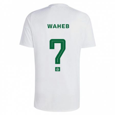 Kandiny Homme Maillot Adir Waheb #0 Vert Bleu Tenues Extérieur 2023/24 T-Shirt