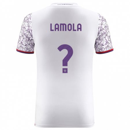 Kandiny Homme Maillot Lorenzo Lamola #0 Blanc Tenues Extérieur 2023/24 T-Shirt