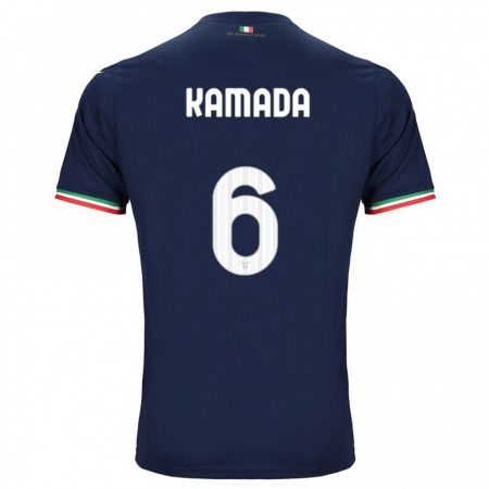 Kandiny Homme Maillot Daichi Kamada #6 Marin Tenues Extérieur 2023/24 T-Shirt