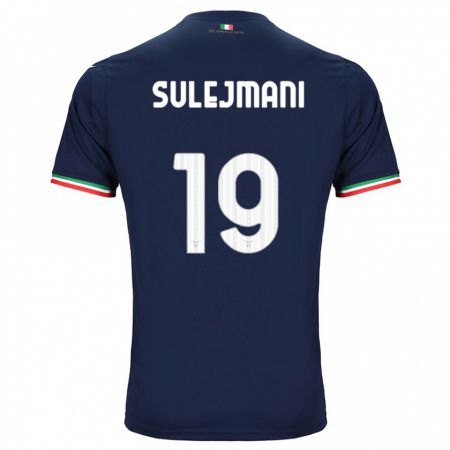 Kandiny Homme Maillot Flavio Sulejmani #19 Marin Tenues Extérieur 2023/24 T-Shirt