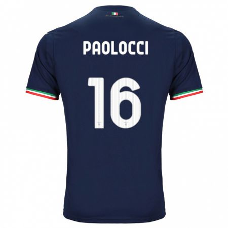 Kandiny Homme Maillot Gabriele Paolocci #16 Marin Tenues Extérieur 2023/24 T-Shirt