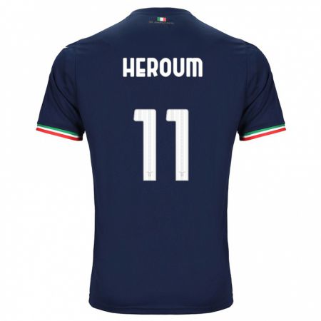 Kandiny Homme Maillot Nora Heroum #11 Marin Tenues Extérieur 2023/24 T-Shirt