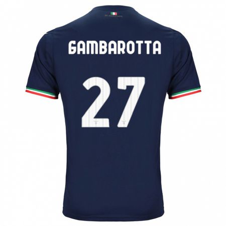 Kandiny Homme Maillot Margot Gambarotta #27 Marin Tenues Extérieur 2023/24 T-Shirt