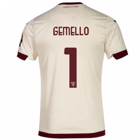 Kandiny Homme Maillot Luca Gemello #1 Champenois Tenues Extérieur 2023/24 T-Shirt