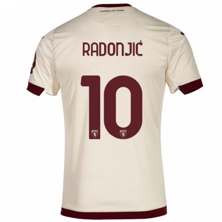 Kandiny Homme Maillot Nemanja Radonjić #10 Champenois Tenues Extérieur 2023/24 T-Shirt