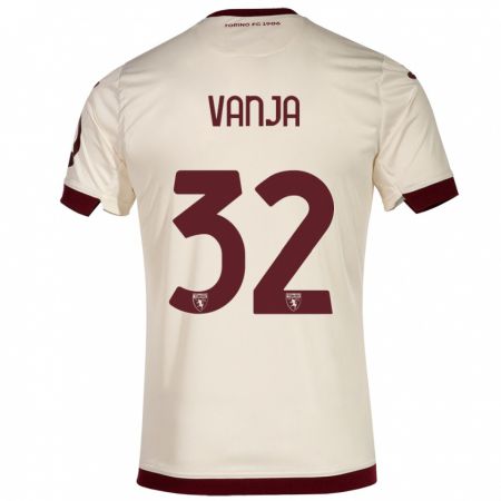 Kandiny Homme Maillot Vanja Milinković-Savić #32 Champenois Tenues Extérieur 2023/24 T-Shirt