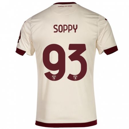 Kandiny Homme Maillot Brandon Soppy #93 Champenois Tenues Extérieur 2023/24 T-Shirt