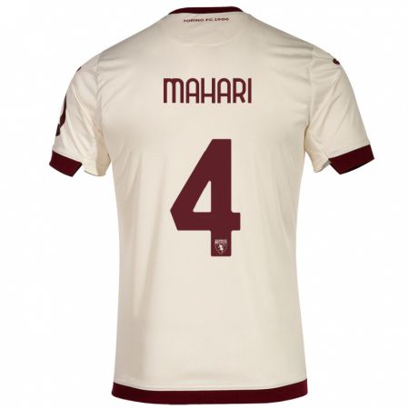 Kandiny Homme Maillot Efdon Mahari #4 Champenois Tenues Extérieur 2023/24 T-Shirt