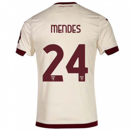 Kandiny Homme Maillot Rodrigo Mendes #24 Champenois Tenues Extérieur 2023/24 T-Shirt