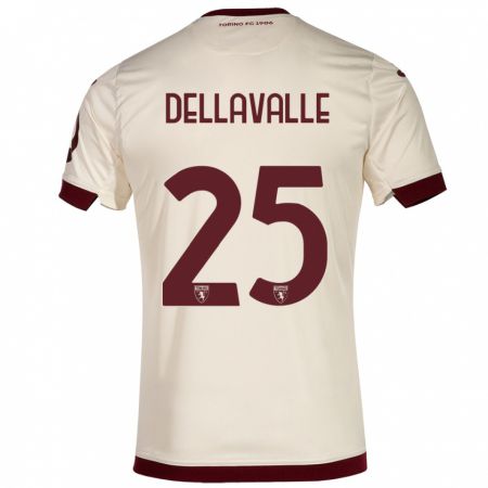 Kandiny Homme Maillot Alessandro Dellavalle #25 Champenois Tenues Extérieur 2023/24 T-Shirt