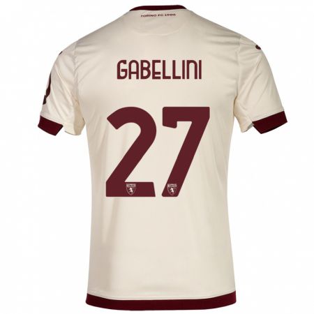 Kandiny Homme Maillot Tommaso Gabellini #27 Champenois Tenues Extérieur 2023/24 T-Shirt