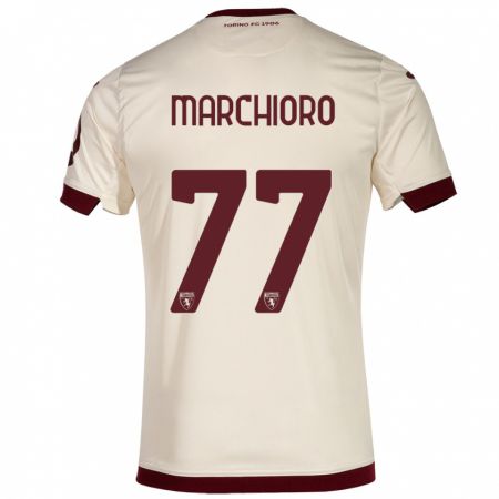 Kandiny Homme Maillot Raffaele Marchioro #77 Champenois Tenues Extérieur 2023/24 T-Shirt